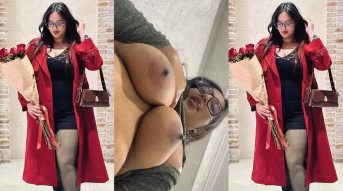 Cute Baddie Riding And Boobs Sucking By Bf MMS Video